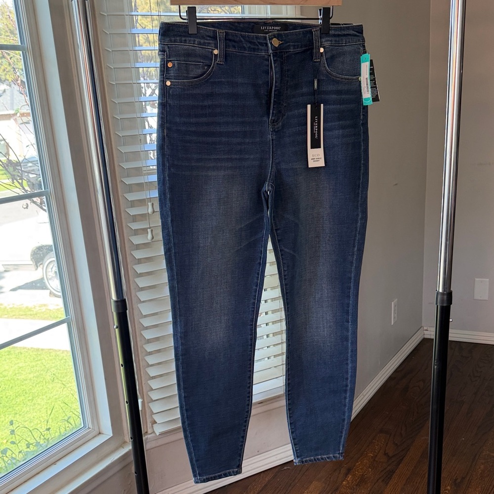 Liverpool Dark Blue Skinny Jeans